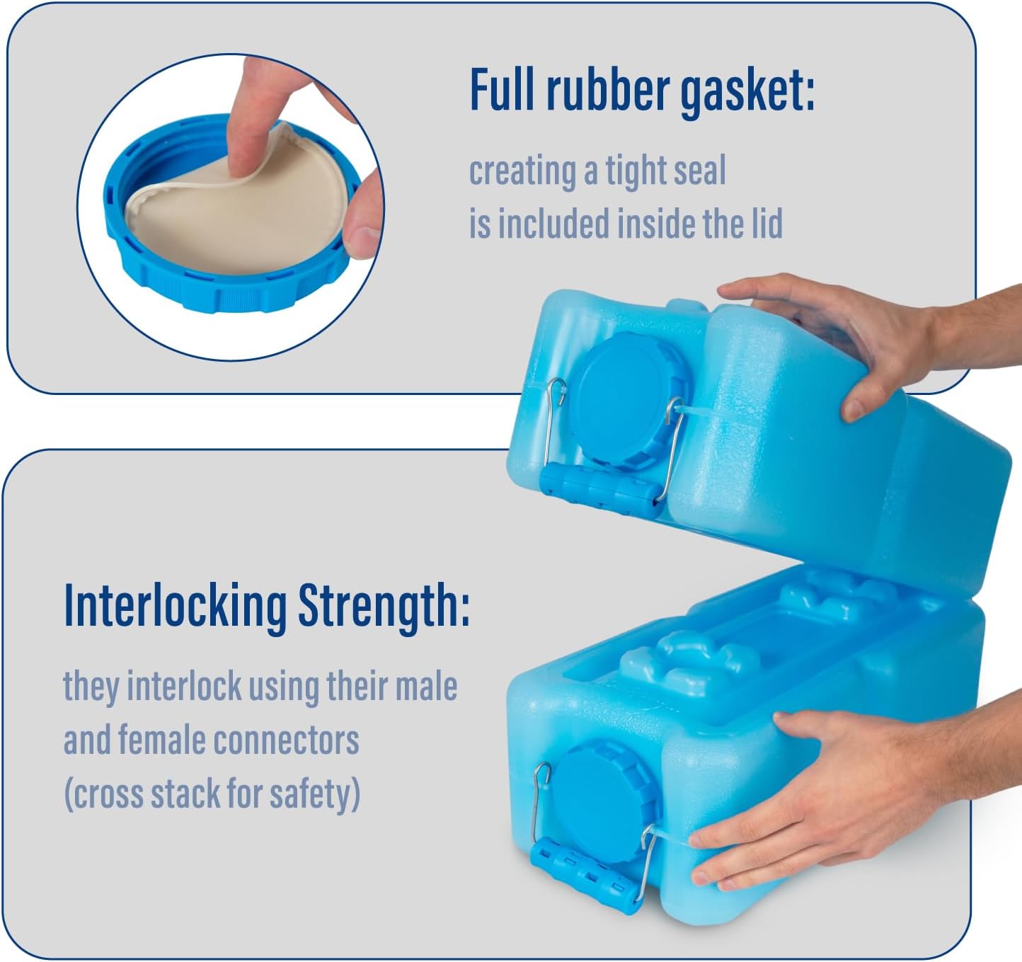 WaterBrick International WaterBrick Water Storage Containers for Emergency Water Storage