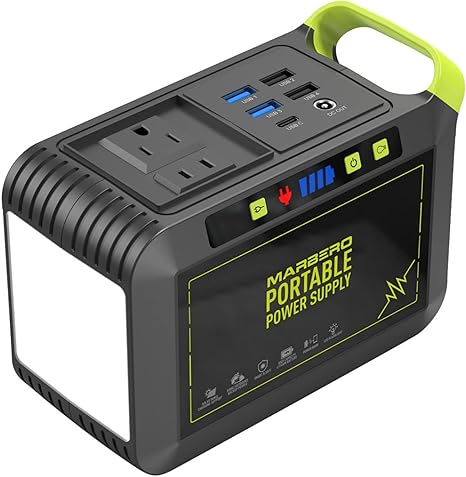 Portable Power Station 88Wh Camping Lithium Battery Solar Generator Fast Charging
