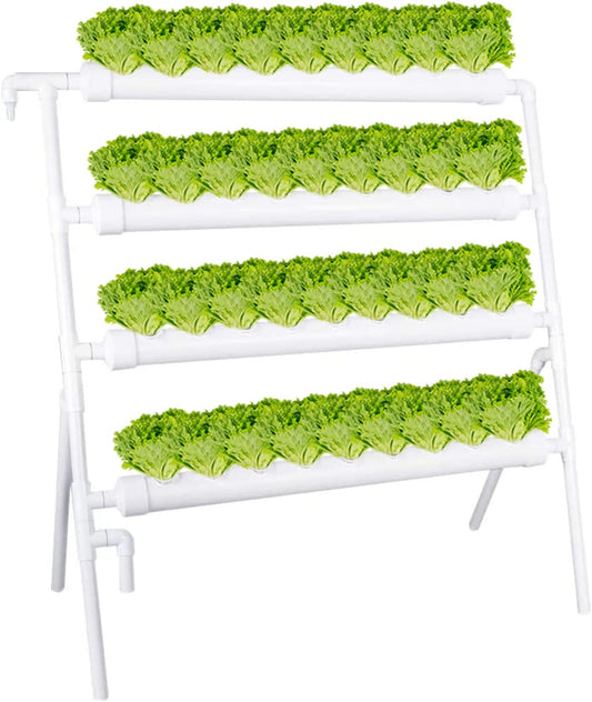 Hydroponics Growing System Kit 36 Plant Sites Food-Grade PVC-U Pipes