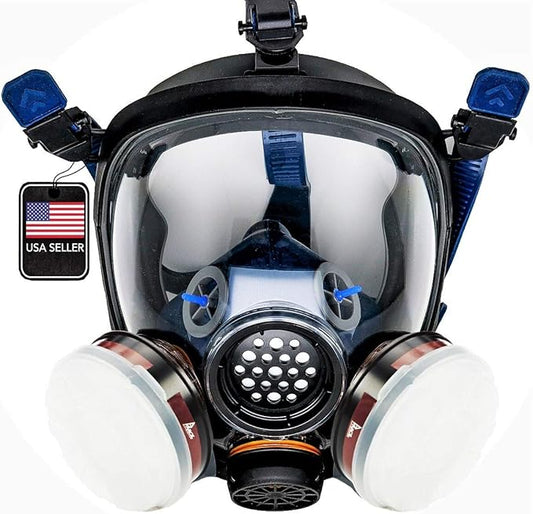 Parcil Distribution Gas Mask Survival Nuclear and Chemical Full Face Respirator CE Tested