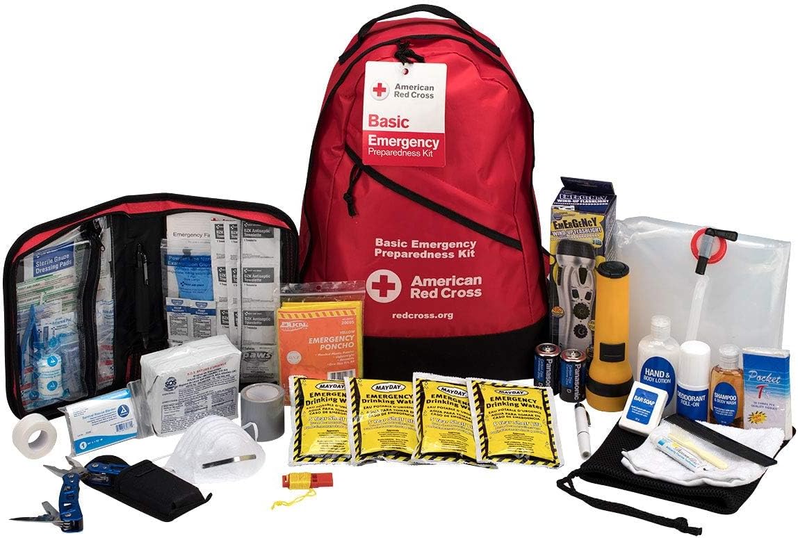 American Red Cross Officially Licensed Product | 3-Day Basic Emergency Preparedness Backpack