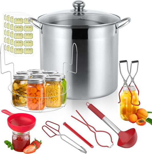 Stainless Steel Water Bath Canner and Tool Set