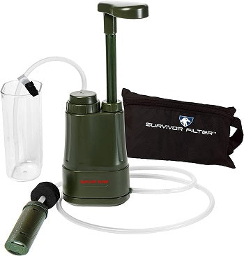 Survivor Filter Pro Hand-Pump Portable Water Filter ***Click Link In Description For Full Product View And To Order***