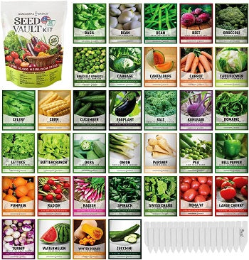 Survival Vegetable Over 16,000 Seeds Non-GMO and Heirloom***Click Link In Description For Full Product View And To Order***